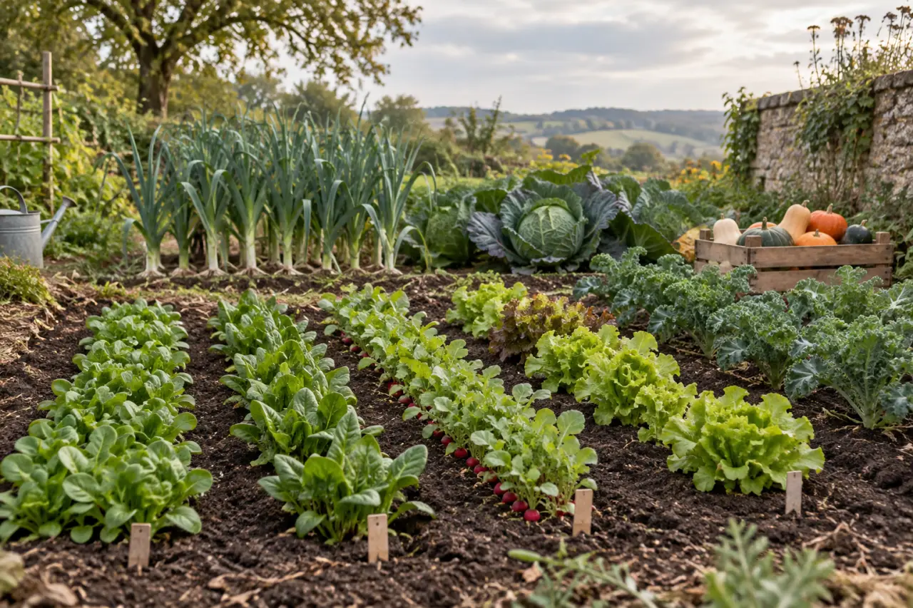 Que planter en septembre au potager : semis, plants et récoltes d’hiver