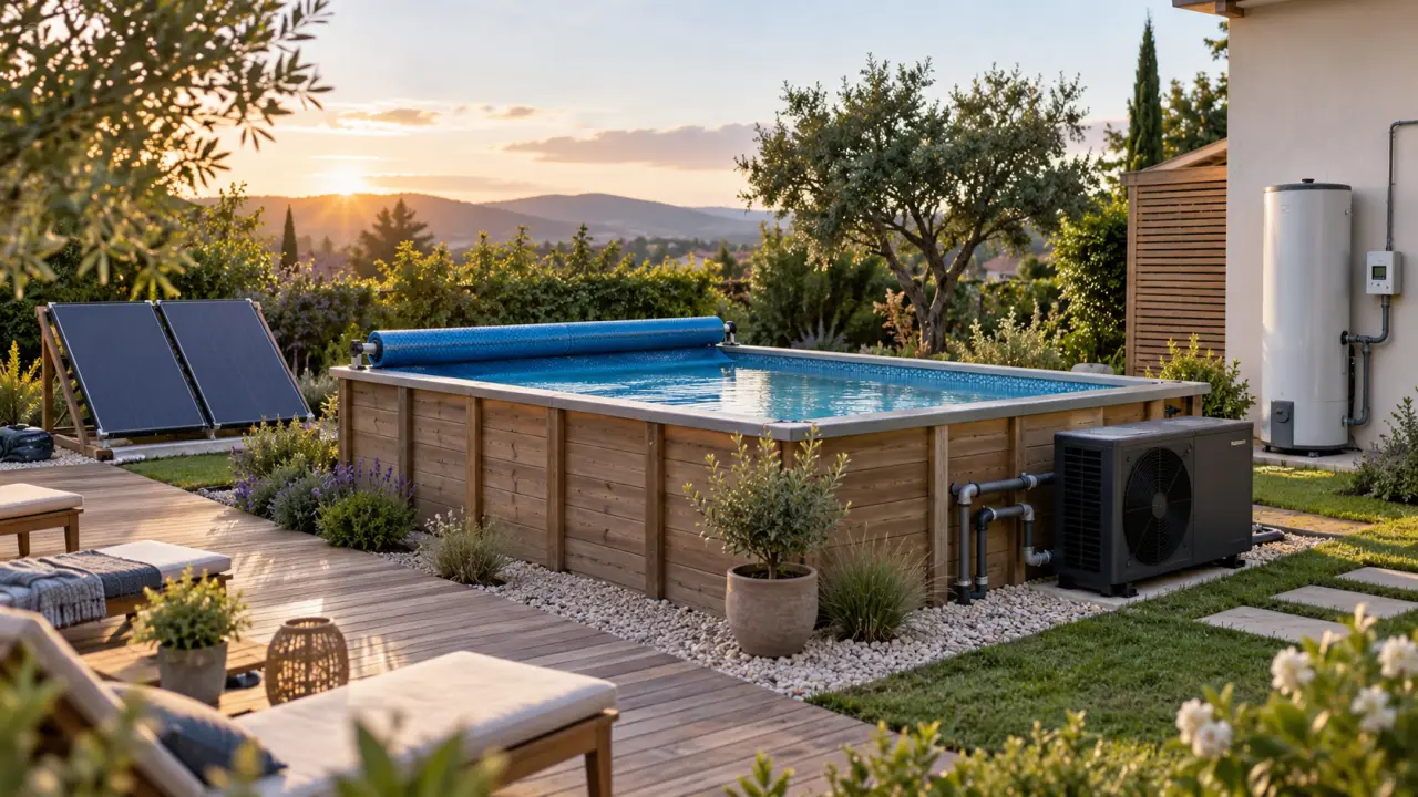Piscine hors sol chauffée : 5 solutions, du gain solaire au risque de surconsommation