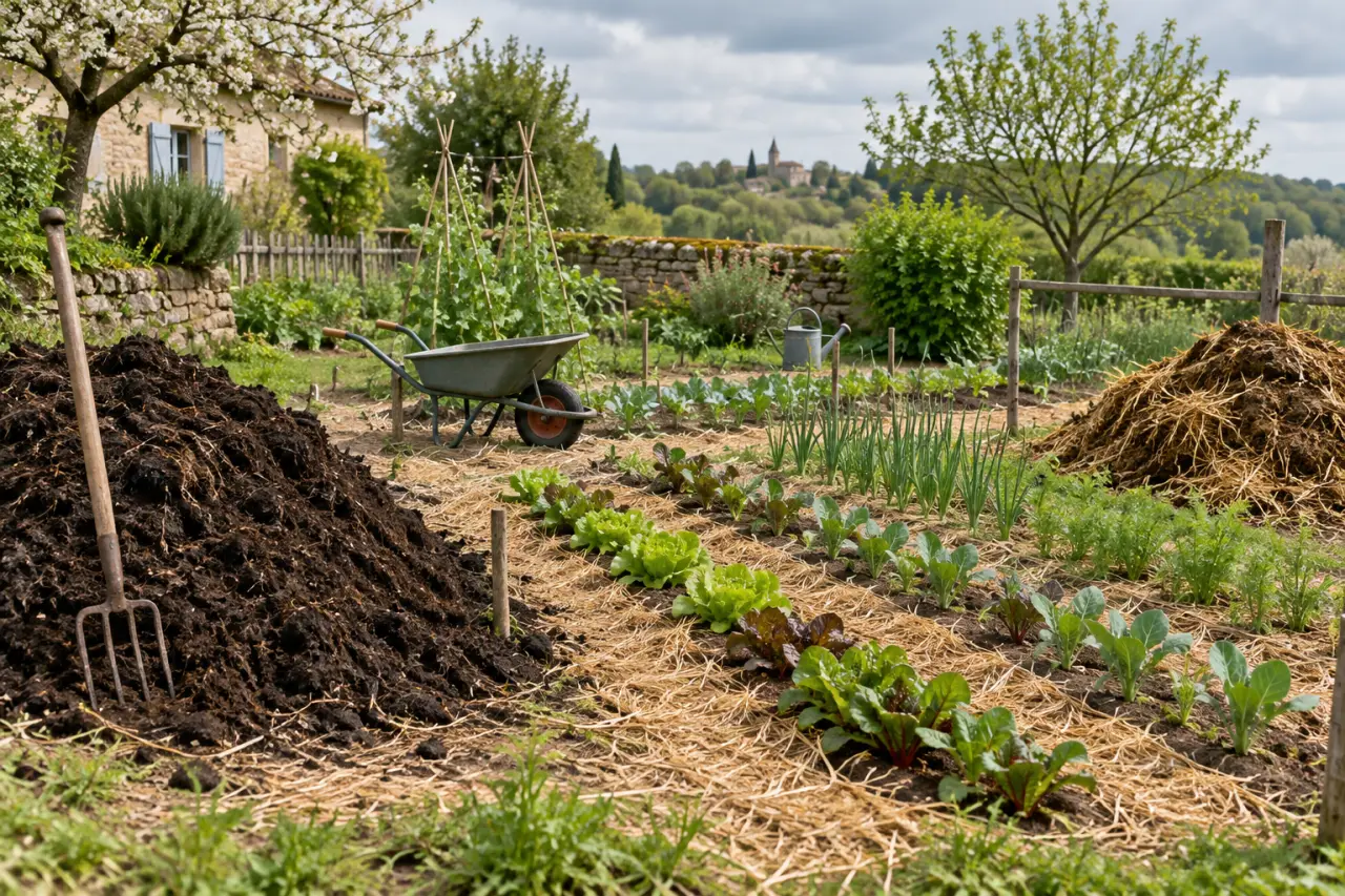 Fumier de cheval au potager : quelle maturité choisir pour éviter les brûlures ?