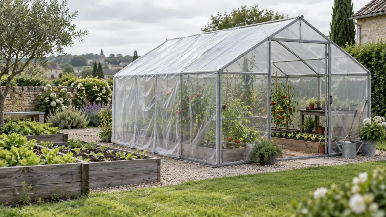 Bâche pour serre de jardin : 150 ou 200 microns, le bon choix dépend de votre usage